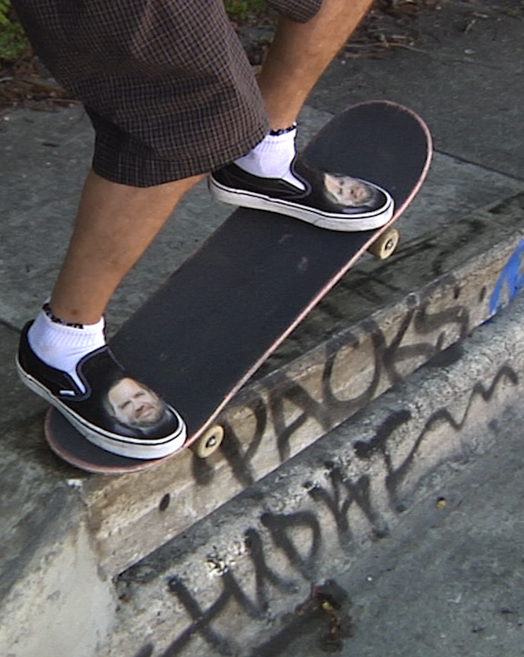 JD Vans — the custom shoes on a skateboard